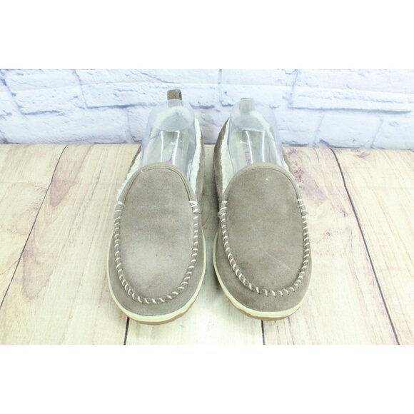 LL Bean Mountain Slippers Moccasin Dark Cement Size 8 M - Picture 4 of 9